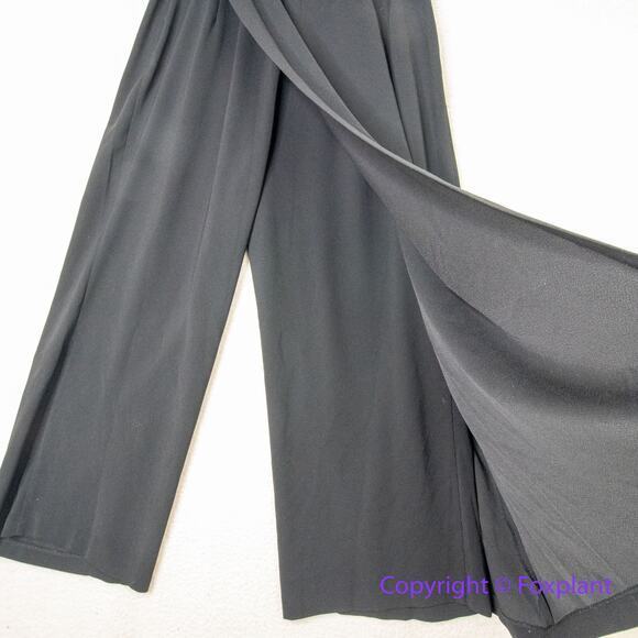 New! Eloquii tie waist strapless ruched front overlay jumpsuit, size 18 - Picture 10 of 12